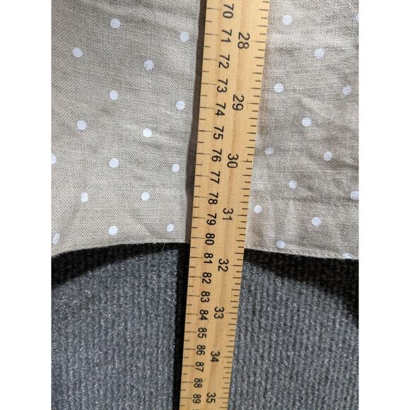 Linenbee Linen Tunic Top Womens Plus O/S Cream Lagenlook Oversized Neutral - Picture 7 of 10